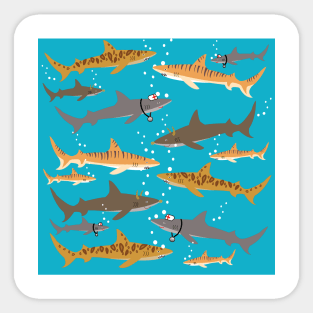 Shark Medley Sticker